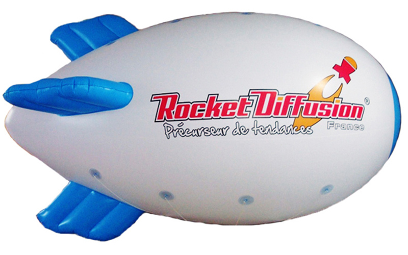 dirigible inflable de helio de promoción