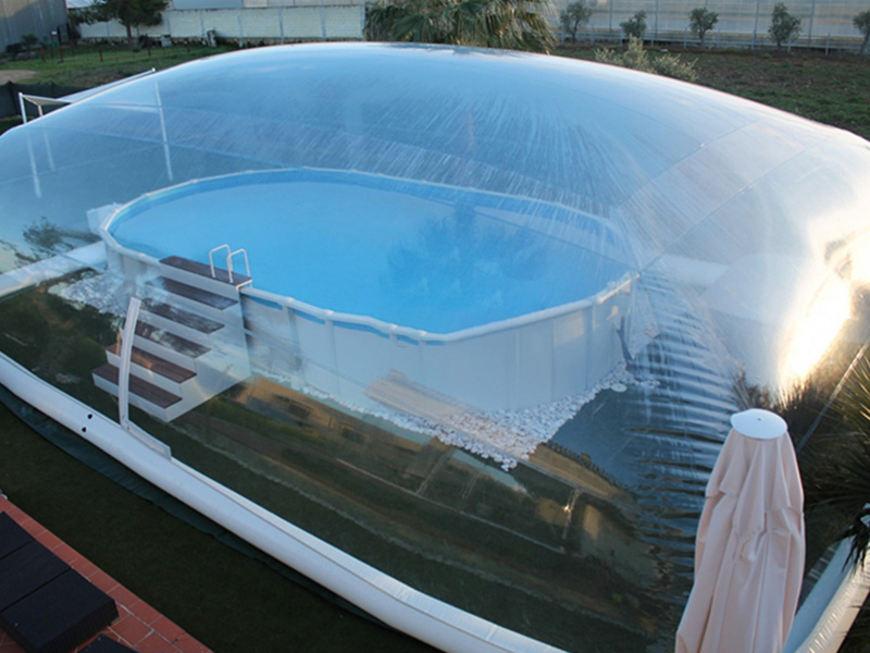 cubiertas inflables de la piscina de la bóveda